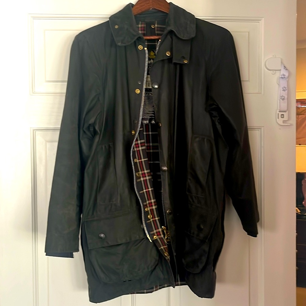 Barbour Beaufort waxed raincoat